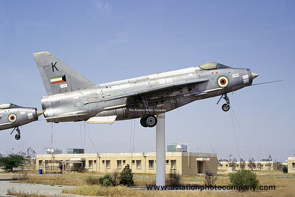 Kuwait Air Force English Electric F.53 53-417 displayed at Ahmed Al Jaber AB (1995)