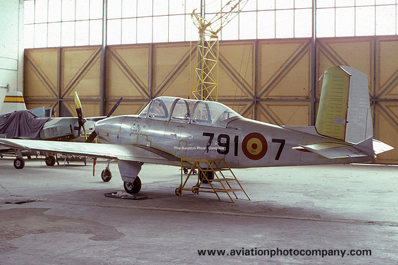 Spanish Air Force Beech T-34B "791-7" (1986)