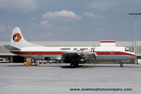 Hawaiian Air Cargo Lockheed L188AF Electra N5525 (1979)