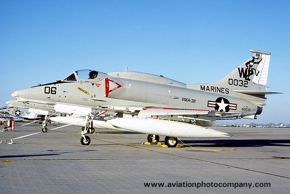 US Marines VMA-311 Douglas A-4M Skyhawk 160032/WL-06 (1980)