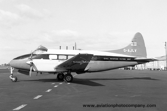 Civil Aviation Flying Unit De Havilland Dove 1B G-AJLV (1964)