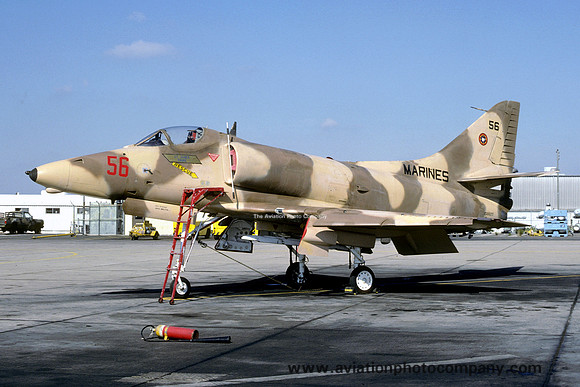 US Marines Top Gun Flight Douglas A-4E Skyhawk 150023/56 (1981)