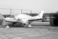 RAF Beagle Basset CC.1 XS743 stored at Shoreham (1967)