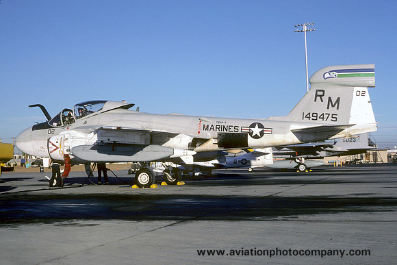 US Marines VMAQ-4 Grumman EA-6A 149475/RM-02 (1986)