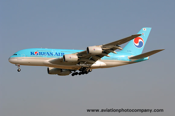 Korean Air Airbus A.380-800 HL7611 at Los Angeles IAP (2011)