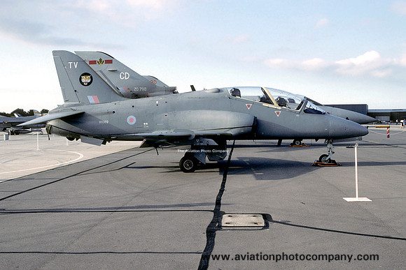 RAF 4 FTS 74 Squadron Hawker Siddeley Hawk T.1A XX302 at the RNAS Yeovilton Air Day (1994)