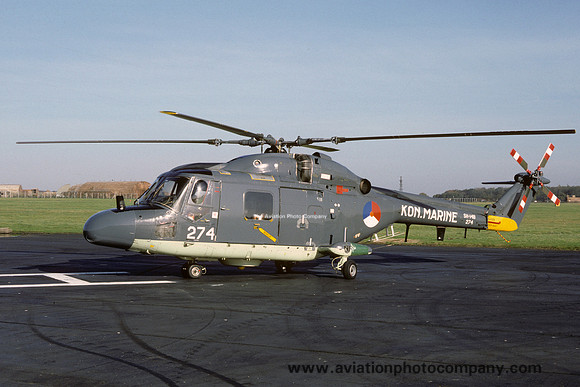 Dutch Navy 860 Squadron Westland Lynx SH-14B 274 (1986)
