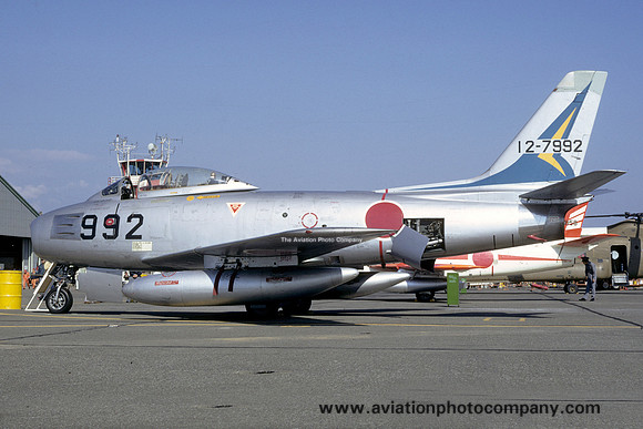 JASDF 501 Hikotai North American F-86F Sabre 12-7992 (1973)