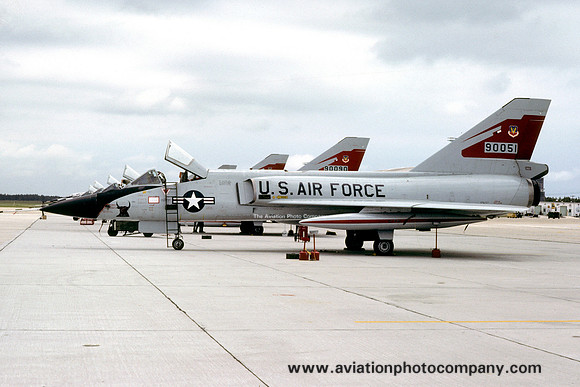 USAF 87 FIS Convair F-106A Delta Dart 59-0051 (1980)