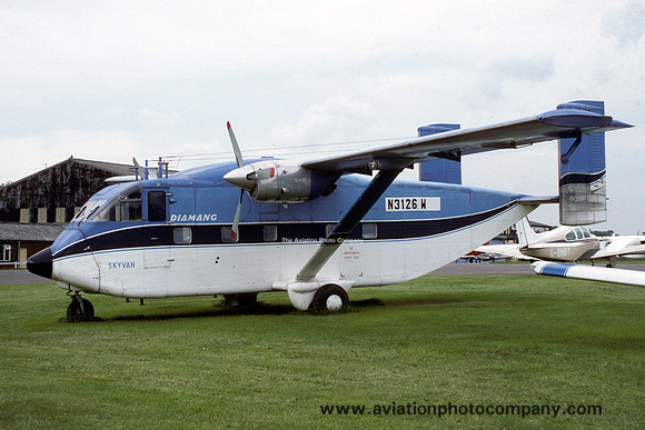 Diamang Short Skyvan N3126W (1984)