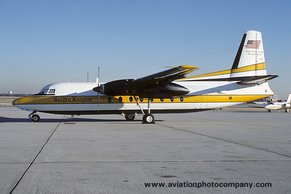 US Army Golden Knights Fokker C-31A 85-1608 (1985)