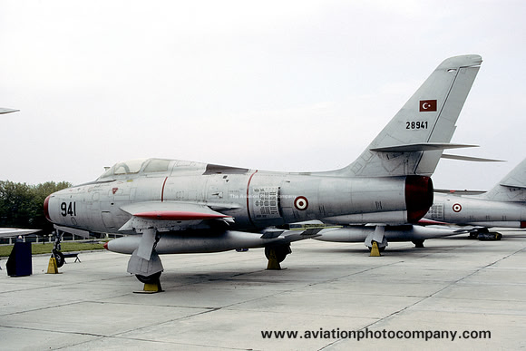 Turkish Air Force Republic F-84F 28941 at the Turkish Air Force Museum