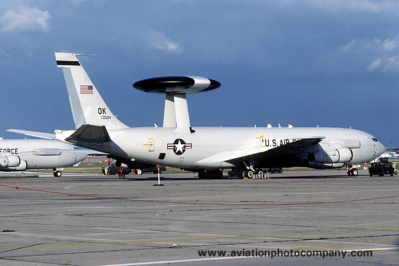 USAF 552 ACW 963 AACS Boeing E-3C 81-0004/OK at Frankfurt Rhein Main (1999)