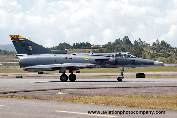 Colombian Air Force ESCOM 111 IAI Kfir C.10 FAC3048 at Rionegro (2013)