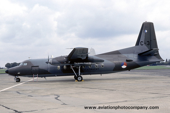 Dutch Air Force 334 Squadron Fokker F27-100ECM Friendship C-3 (1986)
