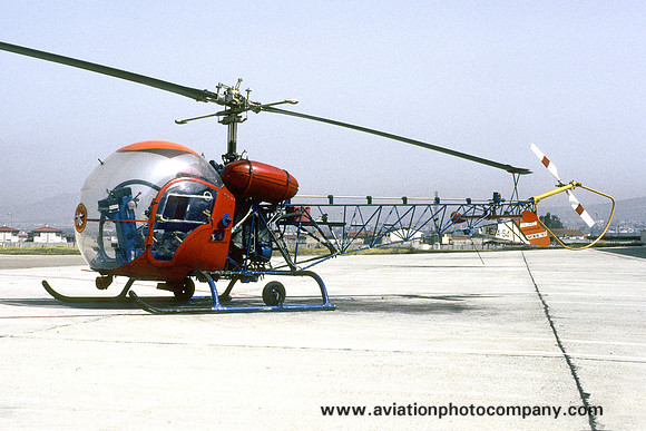Spanish Air Force Bell OH-13H Sioux HE.7A-54 (1987)