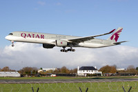 Qatar Airways Airbus A350-1041 A7-AOD at Manchester (2024)