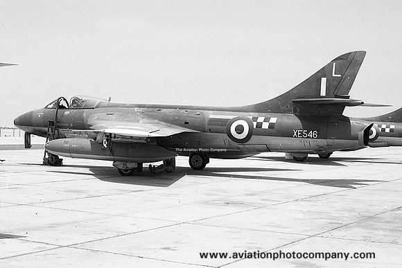 RAF 8/43 Squadron Hawker Hunter FGA.9 XE546/L (1966)