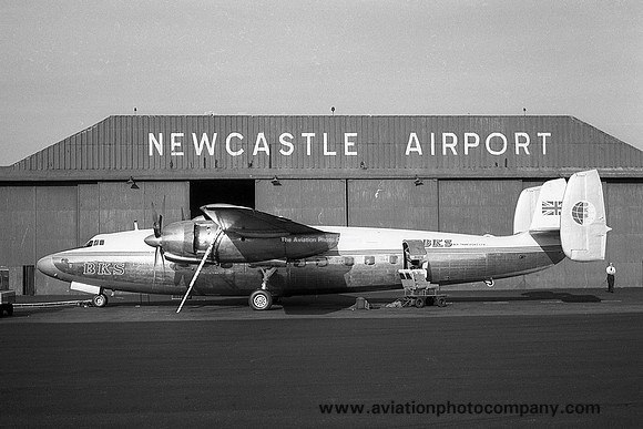 BKS Air Transport Airspeed Ambassador G-AMAD at Newcastle (1962)