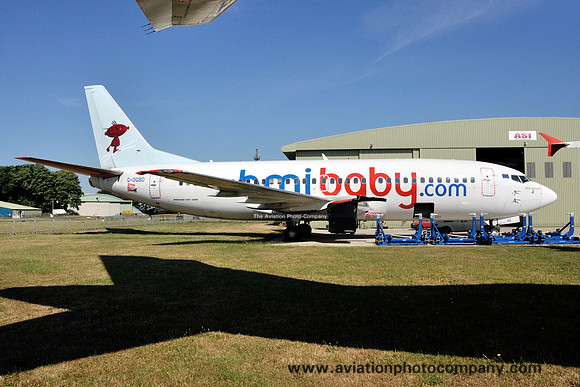 bmibaby Boeing 737-300 G-OGBD stored at Kemble (2013)