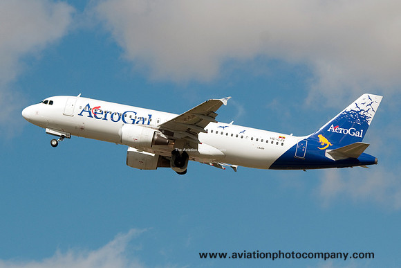 Aerogal Airbus A320-200 HC-CJV at Bogota IAP (2013)