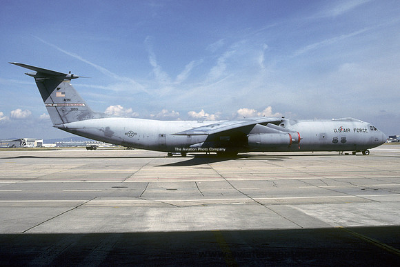 USAF AFRC 445 AW Lockheed C-141C Starlifter 67-0031 at Rhein Main (2001)