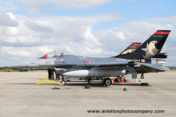 Turkish AF 141 Filo GD F-16C 90-0011 at RIAT Fairford (2014)
