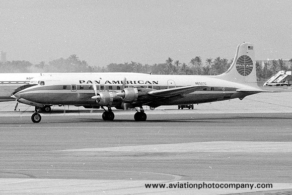 Pan American Douglas DC-6B N6527C at Paya Lebar (1966)