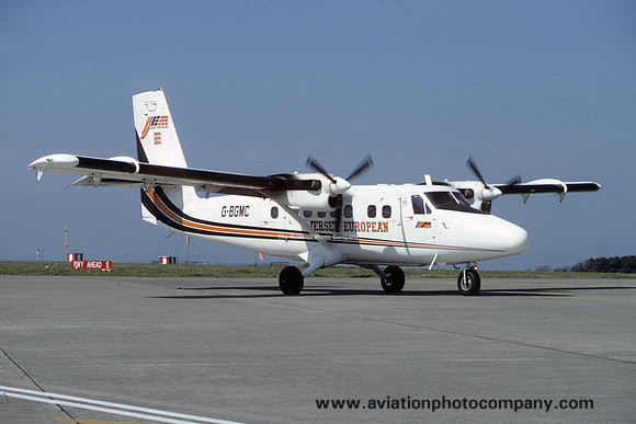 Jersey European Airways DHC-6-300 Twin Otter G-BGMC (1985)