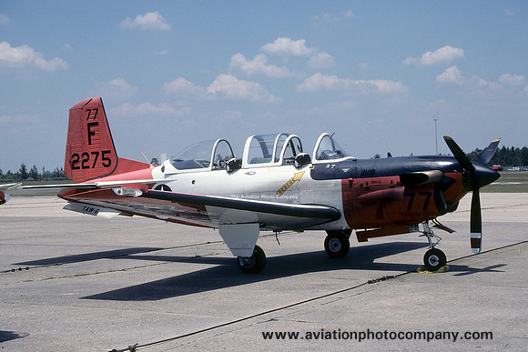 US Navy TAW-6 Beech T-34C Mentor 162275/F-77 (2001)