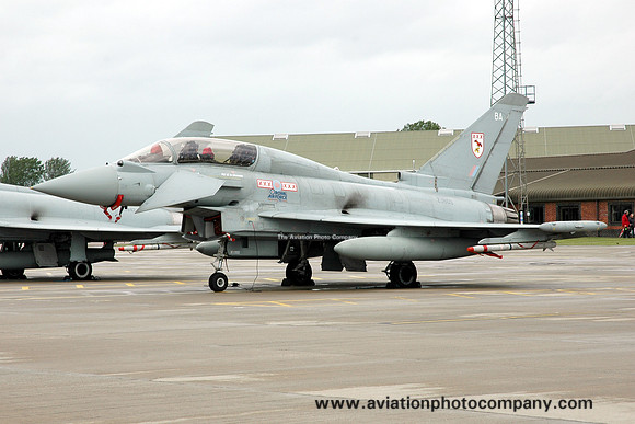 RAF 29 Squadron BAE Typhoon T.3 ZJ803/BA at RAF Coningsby (2012)