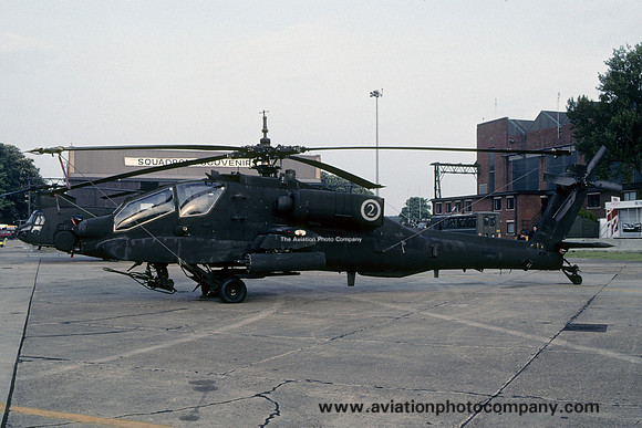 US Army 2-6 Cav Hughes AH-64A Apache 87-0443 at the RAF Mildenhall Air Fete (2001)