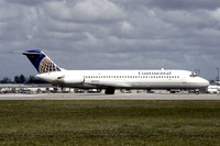 Continental Airlines Douglas DC-9-32 N69523 at Miami (1992)