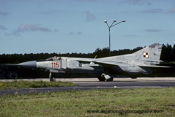 Polish Air Force 28 PLM Mikoyan MiG-23MF 115 (1999)