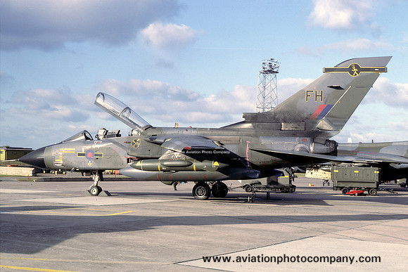 RAF 16 Squadron Panavia Tornado GR.1 ZA466/FH at RAF Lossiemouth (1985)