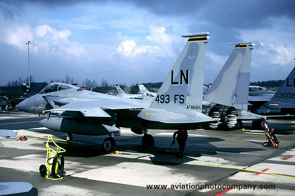 USAF 48 FW 493 FS McDonnell Douglas F-15C Eagle 86-0165/LN (2004)
