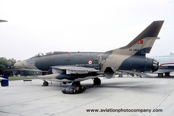 Turkish Air Force North American F-100C Super Sabre 54-2089 at the Turkish Air Force Museum