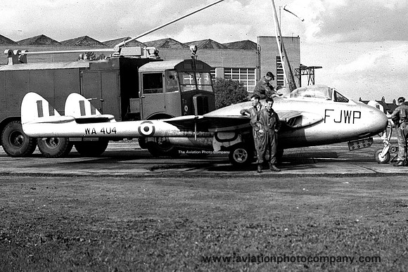 RAF CGS De Havilland Vampire FB.5 WA404
