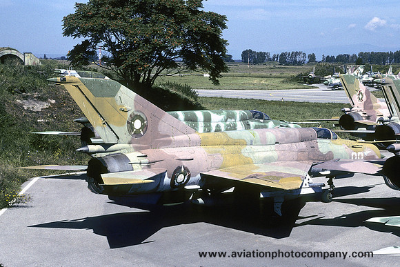 Bulgarian Air Force Mikoyan MiG-21bis 88 stored at Graf Ignatievo (2005)