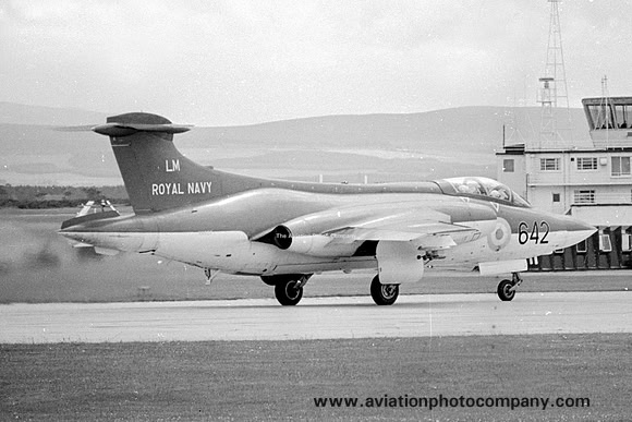 Royal Navy 736 Squadron Blackburn Buccaneer S.1 XN957/LM642 at RNAS Lossiemouth (1967)