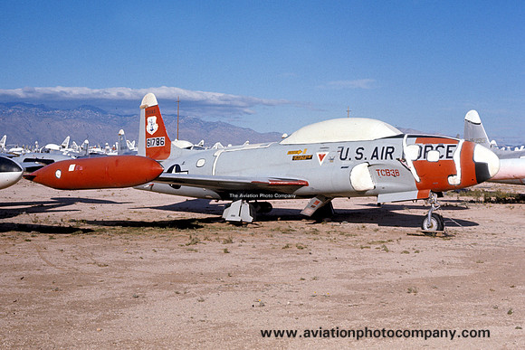 USAF Texas ANG Lockheed T-33A 56-1786 (1976)
