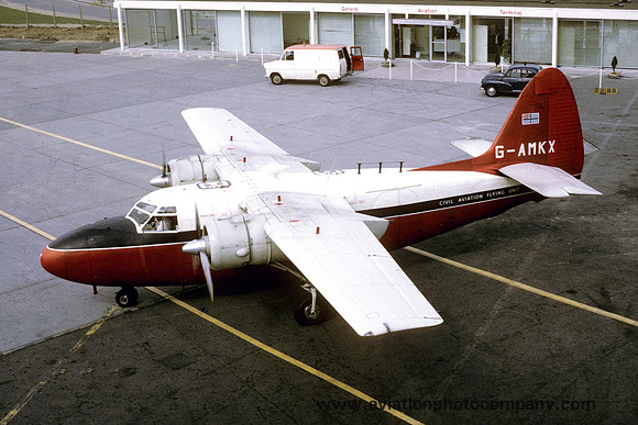 Civil Aviation Flying Unit Hunting Prince G-AMKX (1967)
