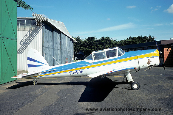 Singapore Flying Club DHC-1 Chipmunk VH-BBK (1977)
