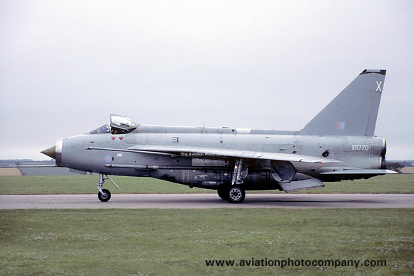 RAF English Electric Lightning F.6 XR770/X (1983)