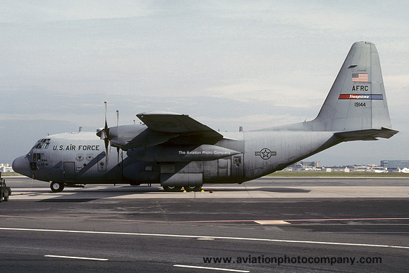 USAF AFRC 773 AS Lockheed C-130H Hercules 91-9144 at Rhein Main (2001)