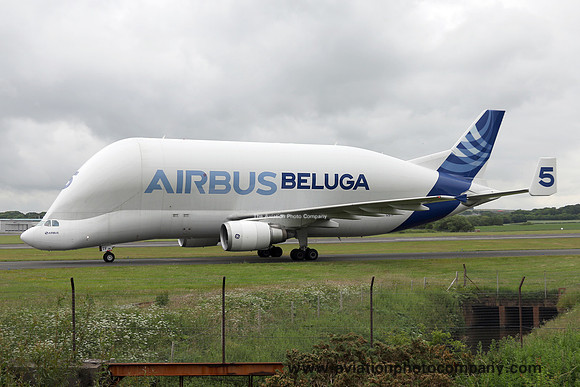 Airbus Transport International Airbus A300B4 Beluga F-GSTF at Prestwick (2016)