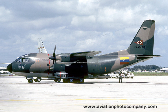 Venezuelan Air Force Aeritalia G.222A 5802 (1985)