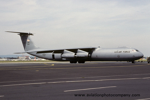 USAF 438 AW Lockheed C-141B Starlifter 66-0140 at Rhein Main (1992)