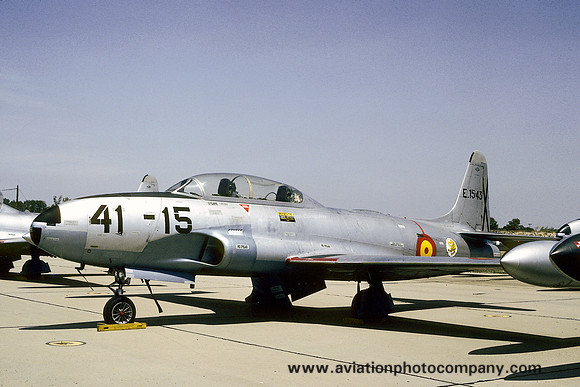 Spanish Air Force Ala 41 Lockheed T-33A E.15-43/41-15 (1982)
