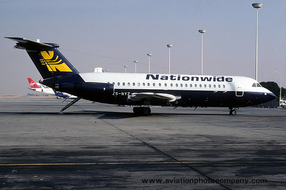 Nationwide BAC-111 ZS-NYZ at Johannesburg IAP (1998)